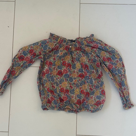 Ralph Lauren Floral Long Sleeve Kids Top 3T - Picture 1 of 2
